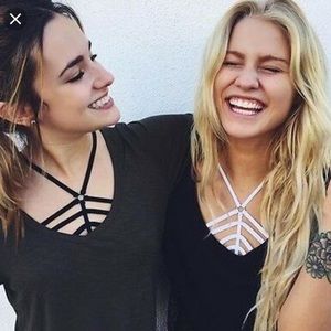 Mint LF Strappy Bralette